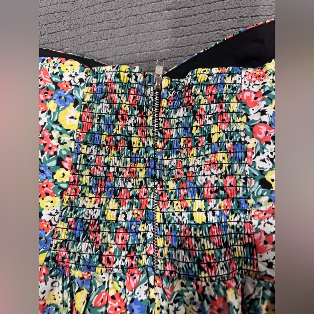 Minkpink Strapless Smocked Mini Dress-SMALL - Picture 5 of 6